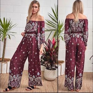 Jaase Of The Shoulders Jumpsuit